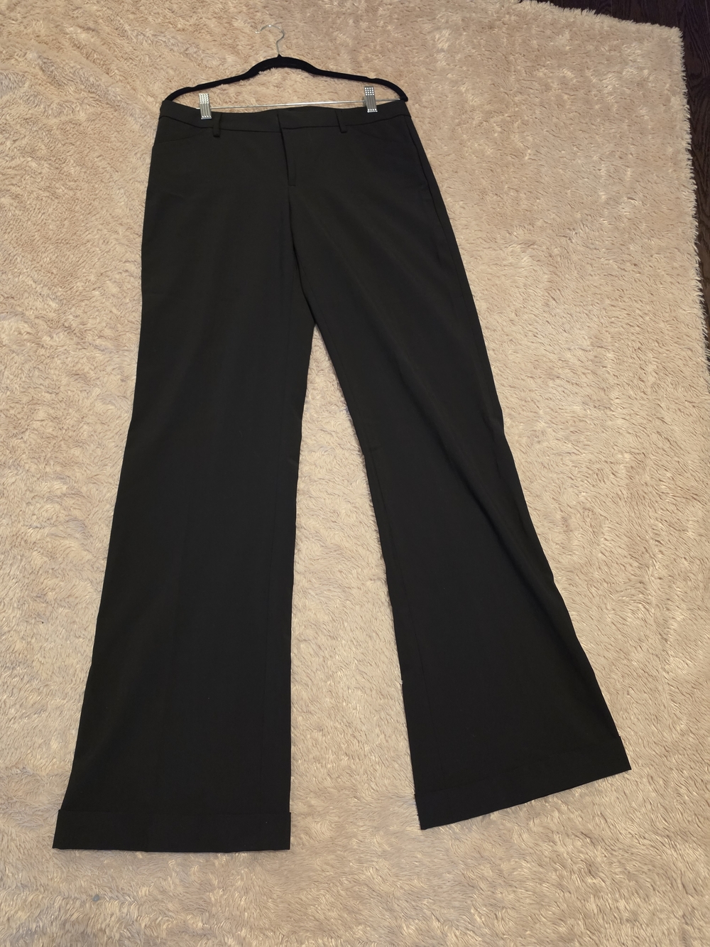 GAP - Perfect Trouser- Low Rise Flared Leg With Cuffed Hem Dress Pant SIZE 6Tall